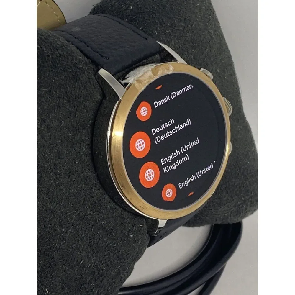 Fossil Gen 4 Authentic Digital Dial Smart Watch Custom Band FTW6016 AB489
